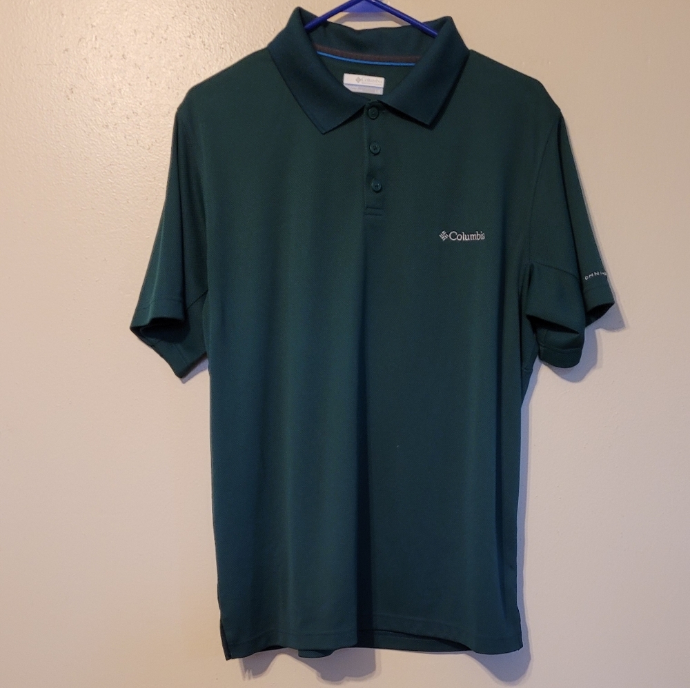 Mens Columbia polo shirt size large